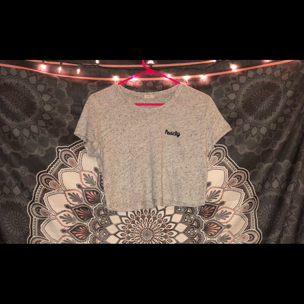 RARE brandy peachy top